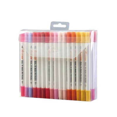 Double Head Marker Watercolor Brush Marker Pens Soft Brush Skatch Marker For Drawing