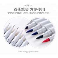 Amazon Hot Selling STA Brand 12 24 36 48 80Colors  Dual Tip Markers With Oem Packaging